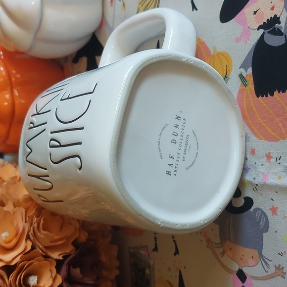Pumpkin Spice Love Double Sided Rae Dunn Ceramic Coffee Mug by Magenta - Picture 5 of 5